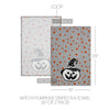 Witchy Pumpkins Striped Tea Towel Set of 2 19x28