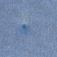 Medium Blue Solid Chambray Weave Cotton Chair Pad - 15.5x17 Cushioned Seat Cushion - VHC Brands