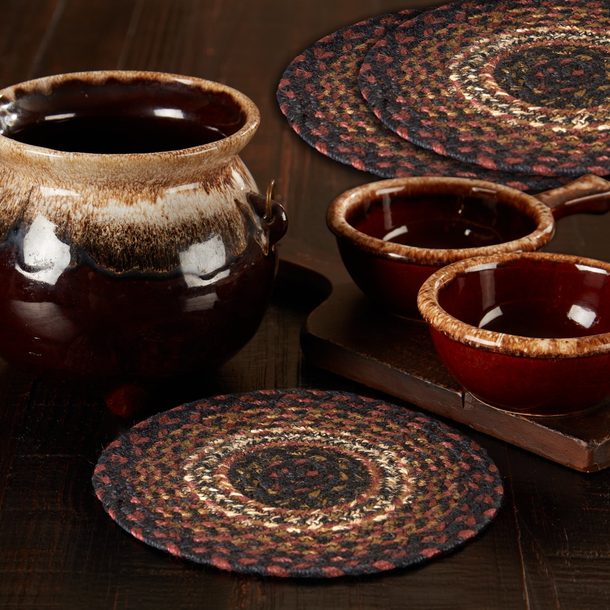 Beckham Jute Trivet 8 Set of 3