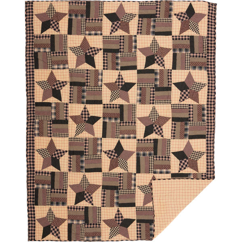 Bingham Star Twin Quilt 70Wx90L **BACKORDERED UNTIL DECEMBER 2024**