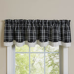 FAIRFIELD LINED LAYERED VALANCE 72X16