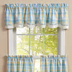 FORGET ME NOT LINED LAYERED VALANCE 72X16