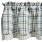 FRENCH FARMHOUSE LINED LAYERED VALANCE 72X16