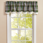 HAPPY TRAILS LINED LAYERED VALANCE 72X16