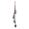 Rustic Hanging 4-Bell Set in Antique Silver