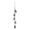 Rustic Hanging 5-Bell Set in Antique Silver