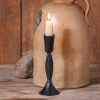 6.5-Inch Easton Cast Iron Taper Candle Holders - Set of 4