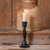 5.5-Inch Primitive Cast Iron Taper Candle Holders - Set of 4