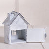 Tin House Set in Rustic White Wash