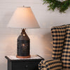 Tinner's Revere Lamp with Linen Tapered Shade **BACKORDERED UNTIL SEPTEMBER 2025**