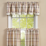 KINGSWOOD LINED LAYERED VALANCE 72X16