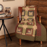 Tea Cabin Throw Quilted 50x60
