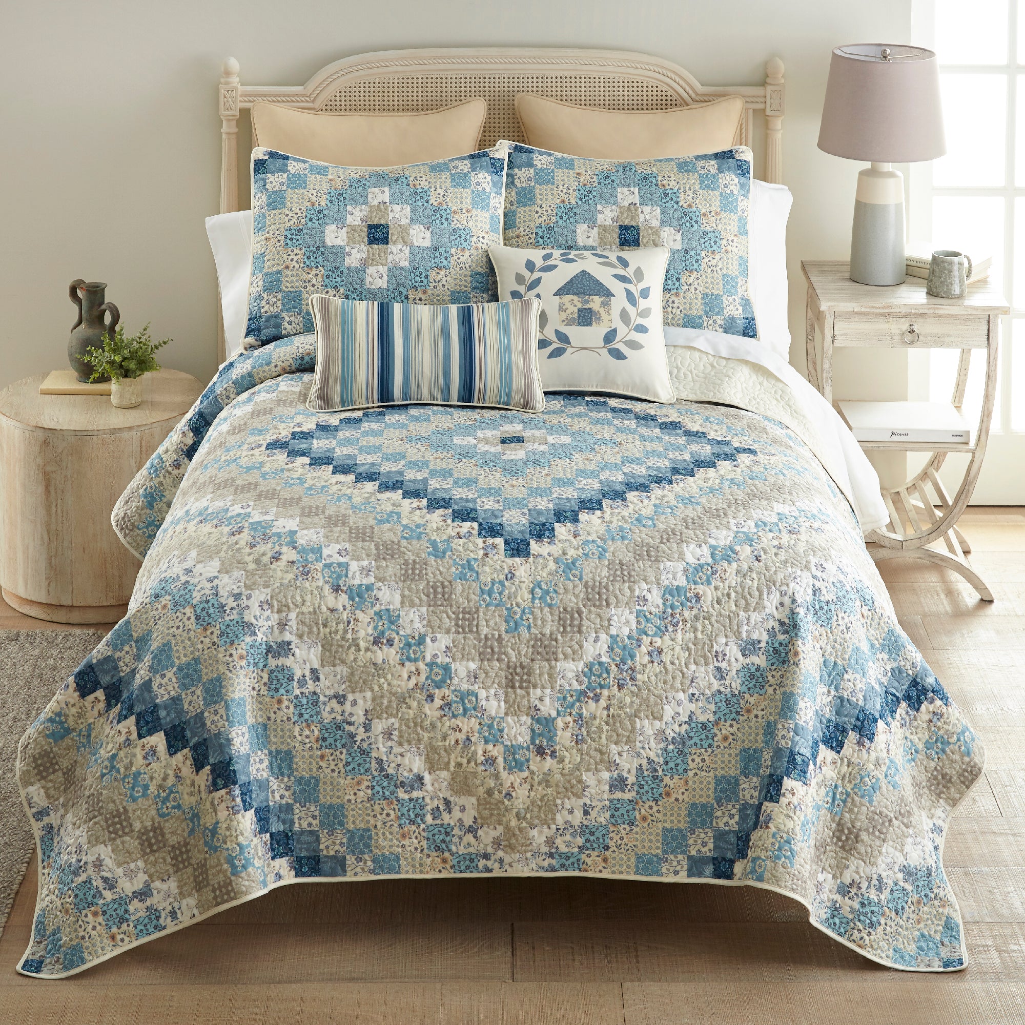Blue Diamond Quilted Collection