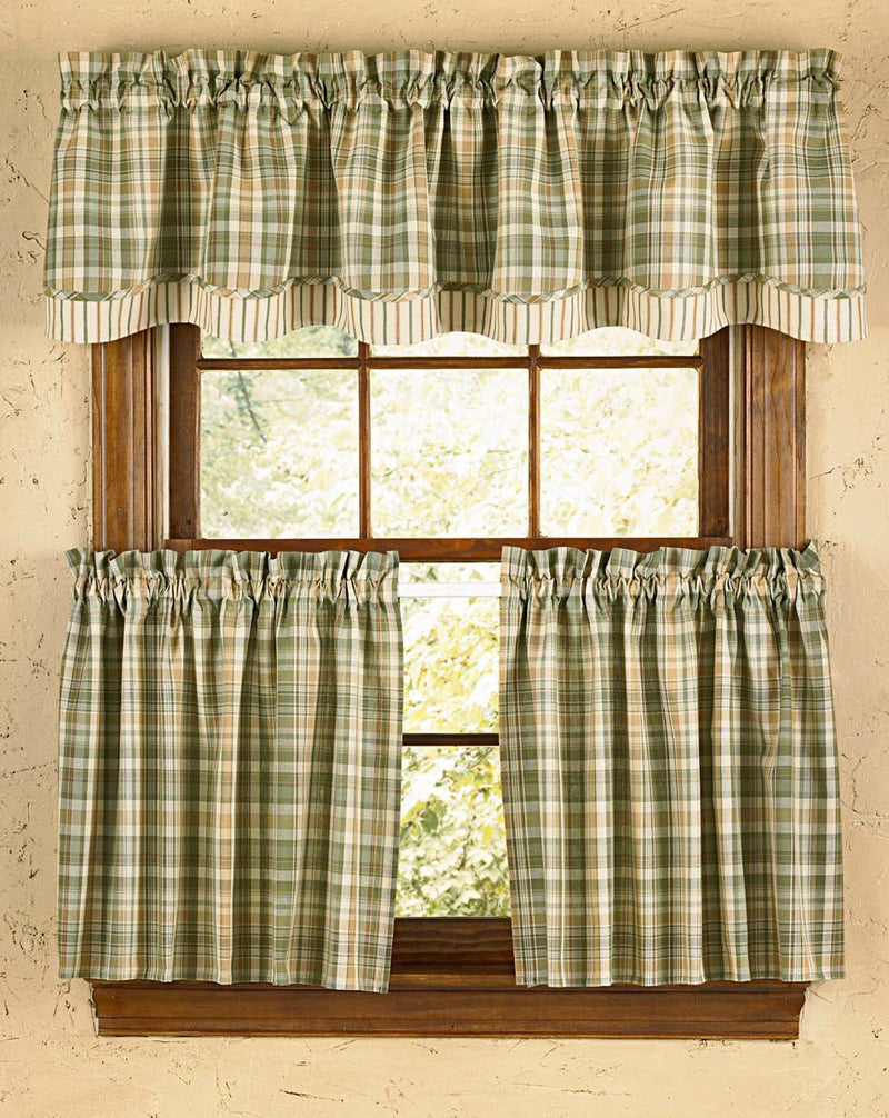 ROSEMARY LINED LAYER VALANCE 72X16