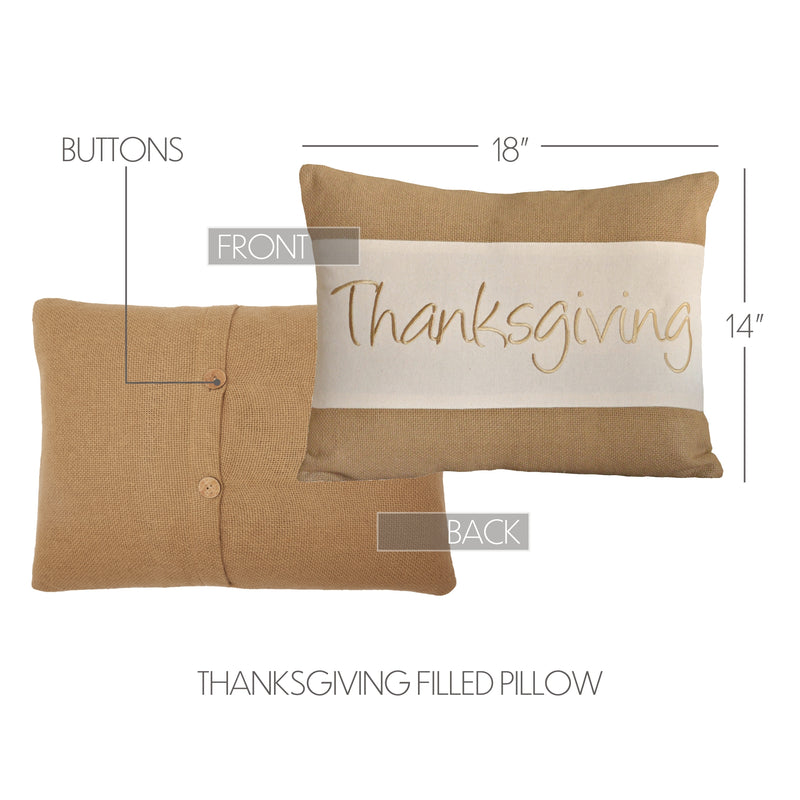 Thanksgiving Pillow 14x18