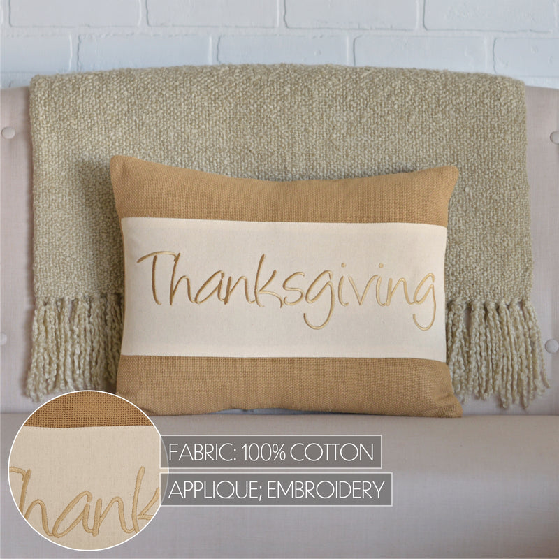 Thanksgiving Pillow 14x18