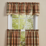 WOODBOURNE LINED LAYERED VALANCE 72X16