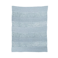 Plush Knit Throw ~ Dusty Blue