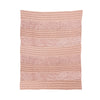 Plush Knit Throw ~ Silver Pink