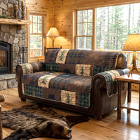 Brown Bear Cabin Chair & Sofa Covers