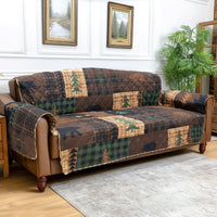 Brown Bear Cabin Chair & Sofa Covers