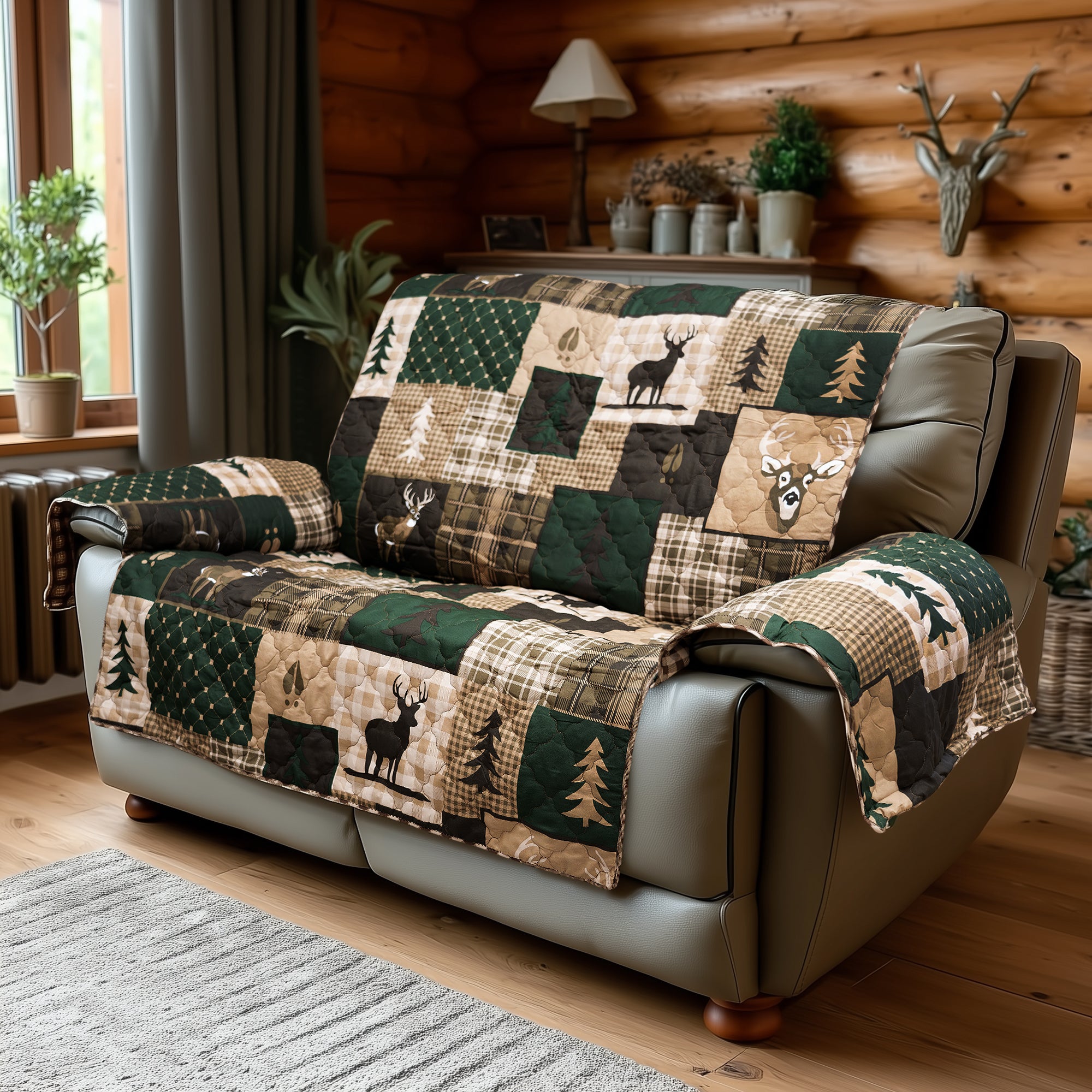 Green Forest Chair & Sofa Covers