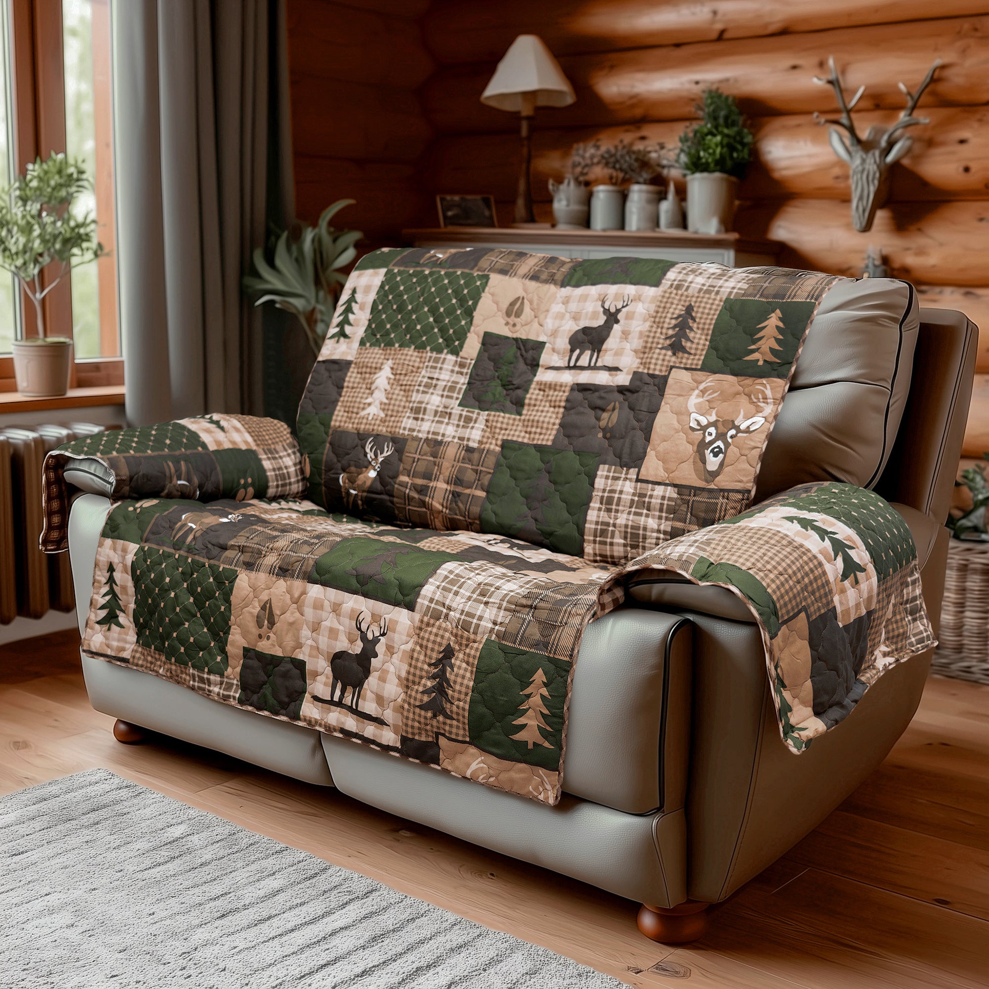 Green Forest Chair & Sofa Covers