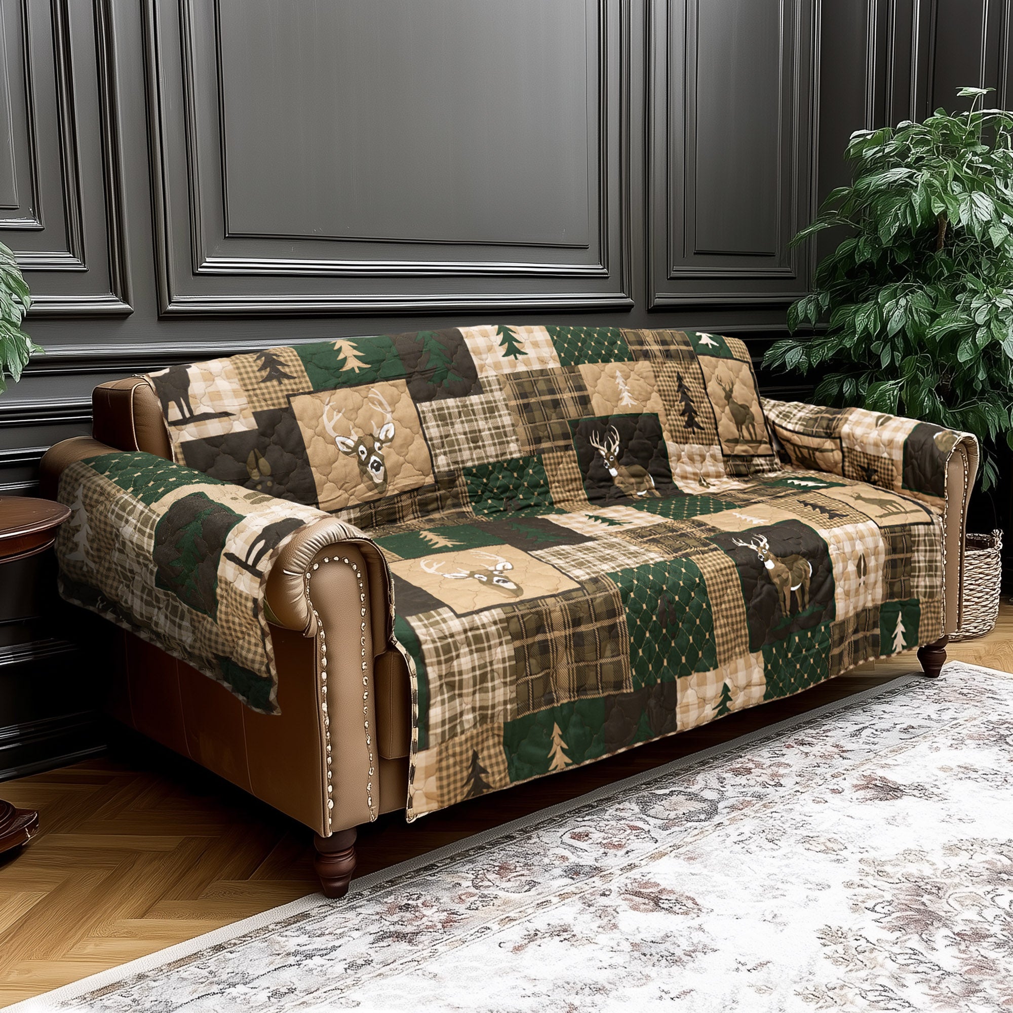 Green Forest Chair & Sofa Covers