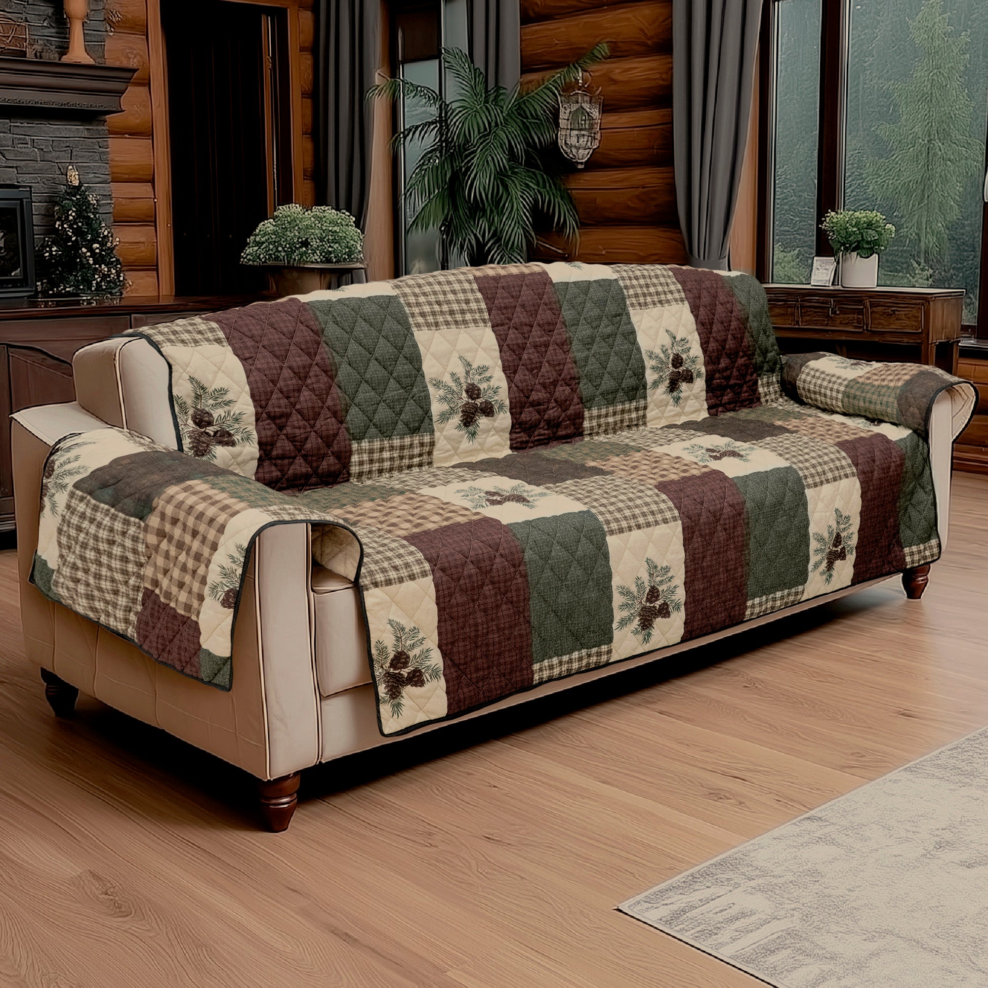Pine Panels Chair & Sofa Covers