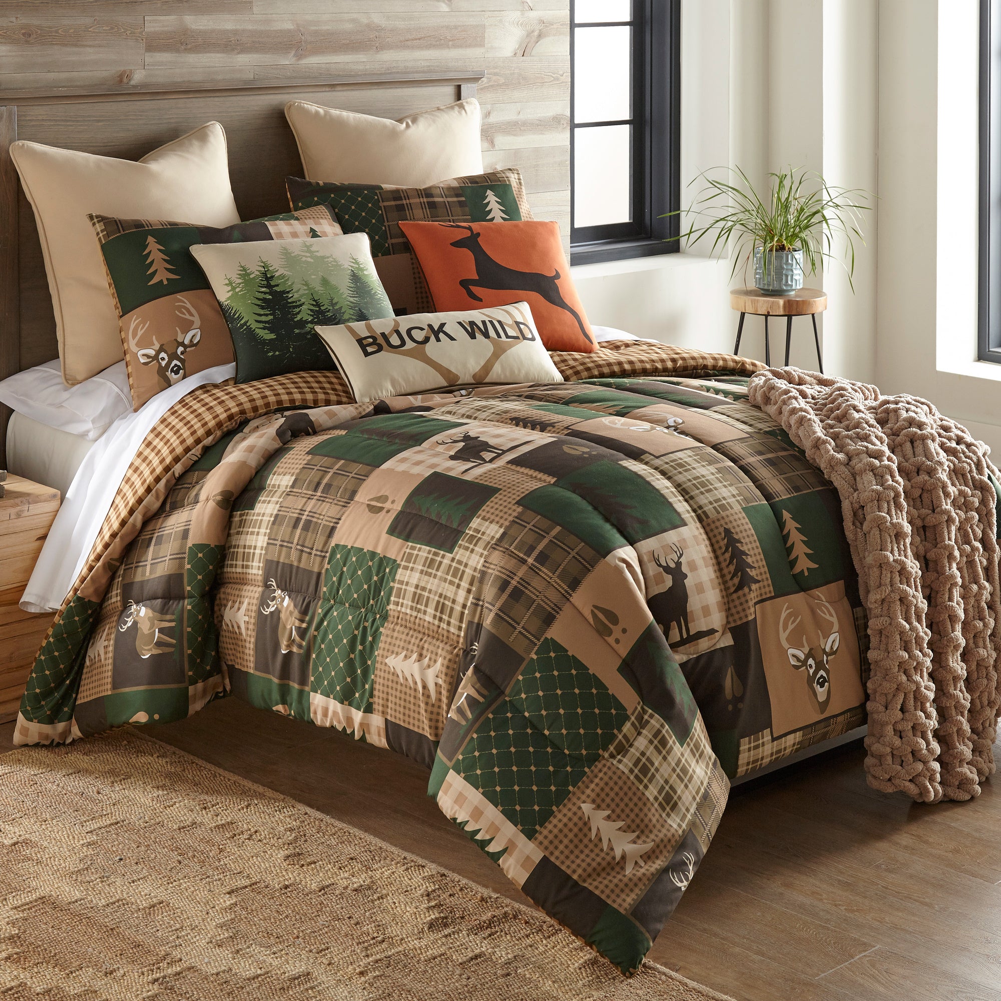 Green Forest Comforter Collection