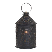Americana Lantern in Textured Black