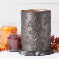 Candle Warmer with Country Star in Kettle Black