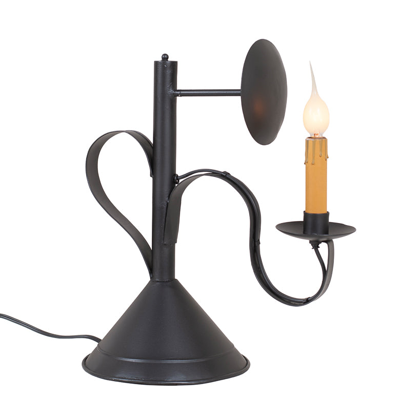 Early American Accent Light in Smokey Black **BACKORDERED UNTIL SEPTEMBER 2025**