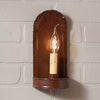 Slim Colonial Candle Tin Sconce