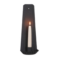 Gristmill Candle Sconce in Textured Black **BACKORDERED UNTIL NOVEMBER 2025**