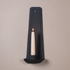 Gristmill Candle Sconce in Textured Black **BACKORDERED UNTIL NOVEMBER 2025**