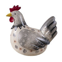 Hand Painted Iron Hen