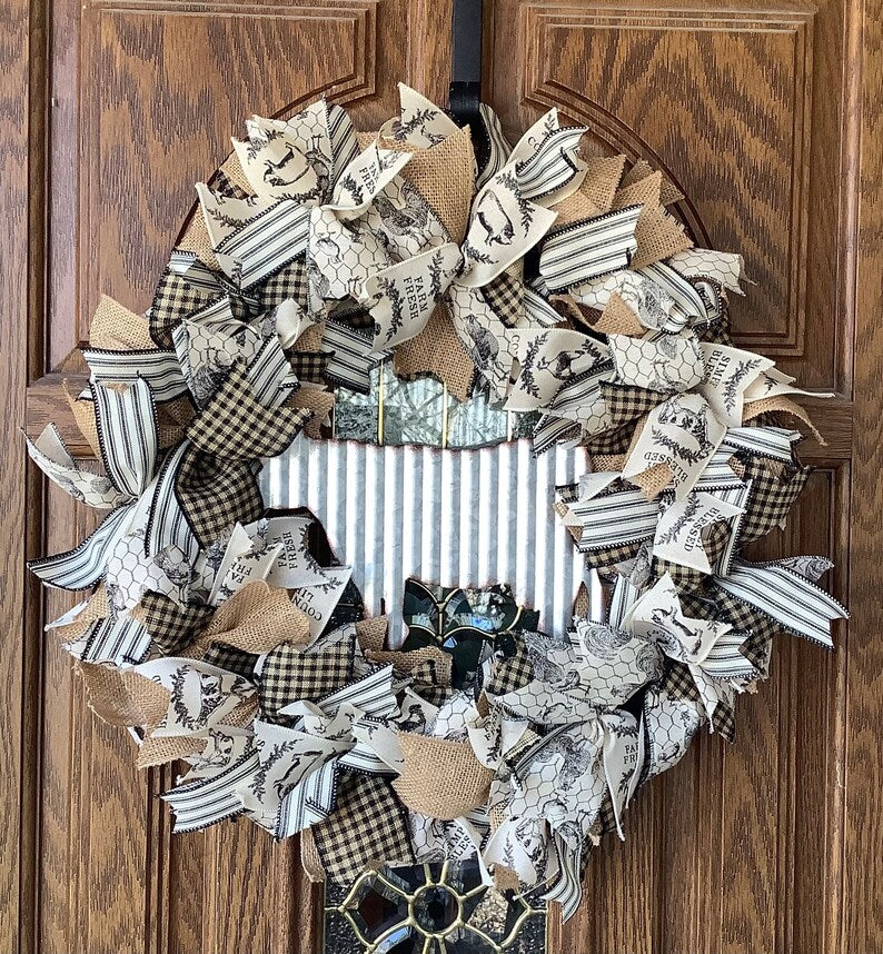 Farmhouse Wreath purchases Decor