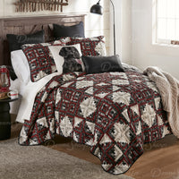 Log Cabin Star Quilted Collection