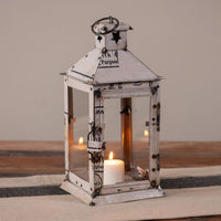 Recycled Iron Square Lantern