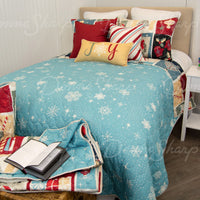 Retro Christmas Microfiber Quilted Collection
