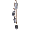 Rustic Hanging 4-Bell Set in Antique Silver