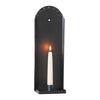 Salem Candle Sconce in Smokey Black