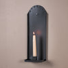 Salem Candle Sconce in Smokey Black