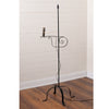 Wrought Iron Floor Lamp with Flame Tip