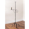 Wrought Iron Adjustable Floor Lamp with Heart Top