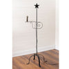 Wrought Iron Adjustable Floor Lamp with Star Top