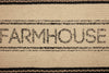 Sawyer Mill Charcoal Farmhouse Jute Runner 13x36