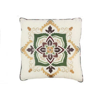 Donna Sharp Spice Postage Stamp Country Primitive Quilted Collection Decorative Pillow