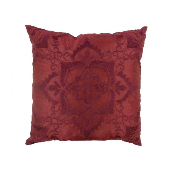 Donna Sharp Spice Postage Stamp Country Primitive Quilted Collection Red Pillow
